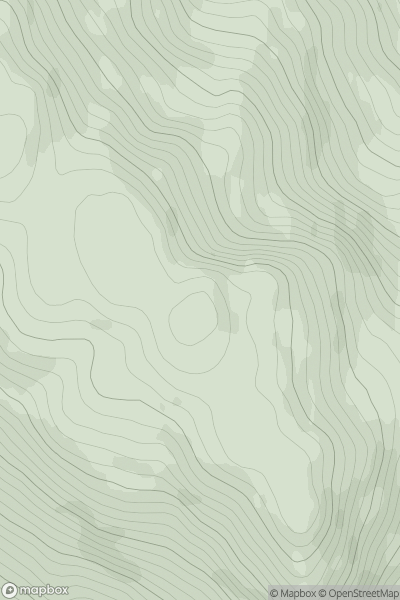 Thumbnail image for Creachan Mor [Loch Fyne to Bute and the Firth of Clyde] [NS186916] showing contour plot for surrounding peak
